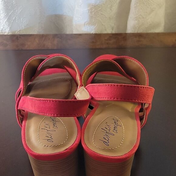 BRAND NEW DEXFLEX COMFORT CHUNKY HEEL SANDAL - Picture 5 of 12